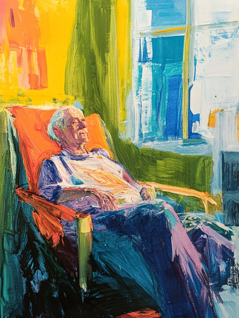 Senior on hospice